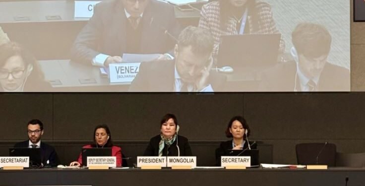 Монгол Улс Зэвсэг хураах бага хурлыг даргалж байна