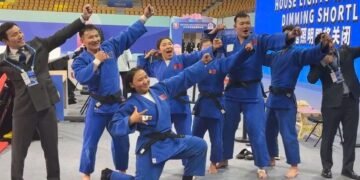 ААШТ-2026: Монголын шигшээ баг холимог багийн барилдаанд түрүүлж, алтан медаль хүртлээ