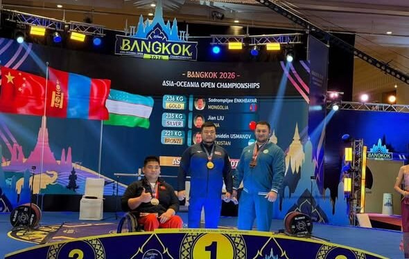 БАНГКОК-2026: Хөдөлмөрийн баатар Э.Содномпилжээ алтан медаль хүртлээ