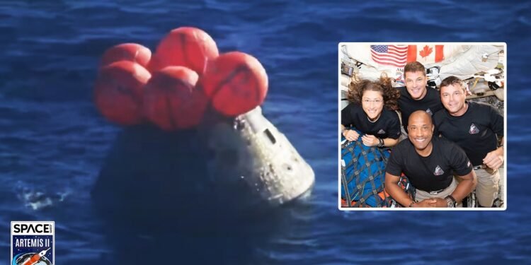 Artemis II: Сансрын нисгэгчид түүхэн даалгавраа амжилттай гүйцэтгэж, эх дэлхийдээ эргэн ирлээ